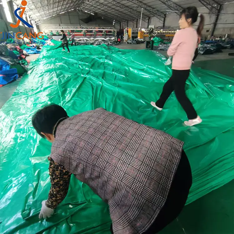 140 கிராம் பச்சை PE TARPAULIN