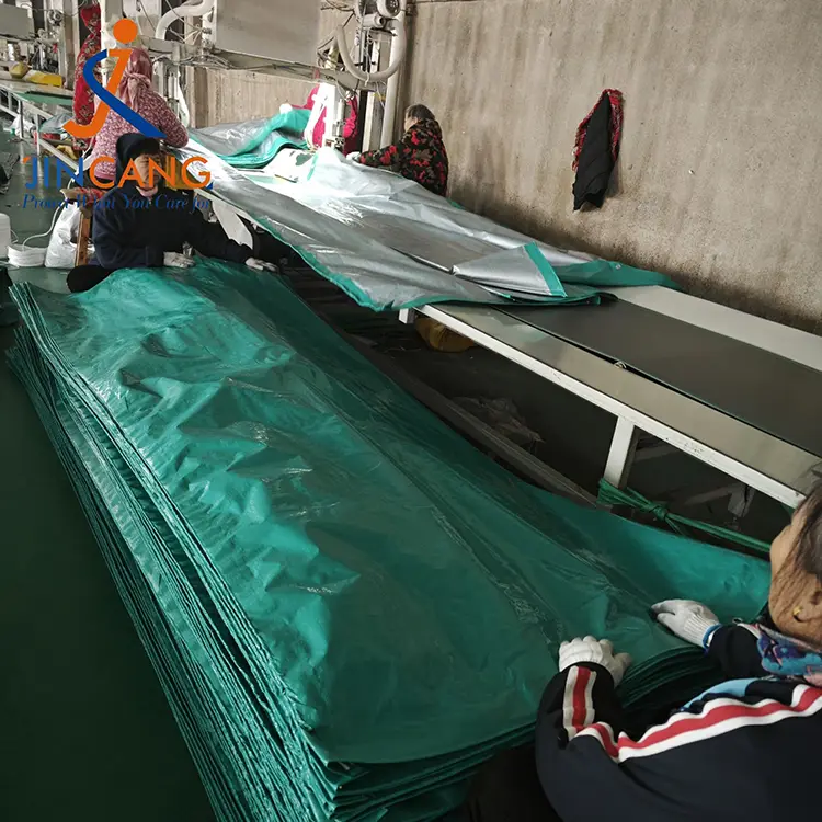 120 கிராம் கிரீன் சில்வர் பெ டார்பாலின்