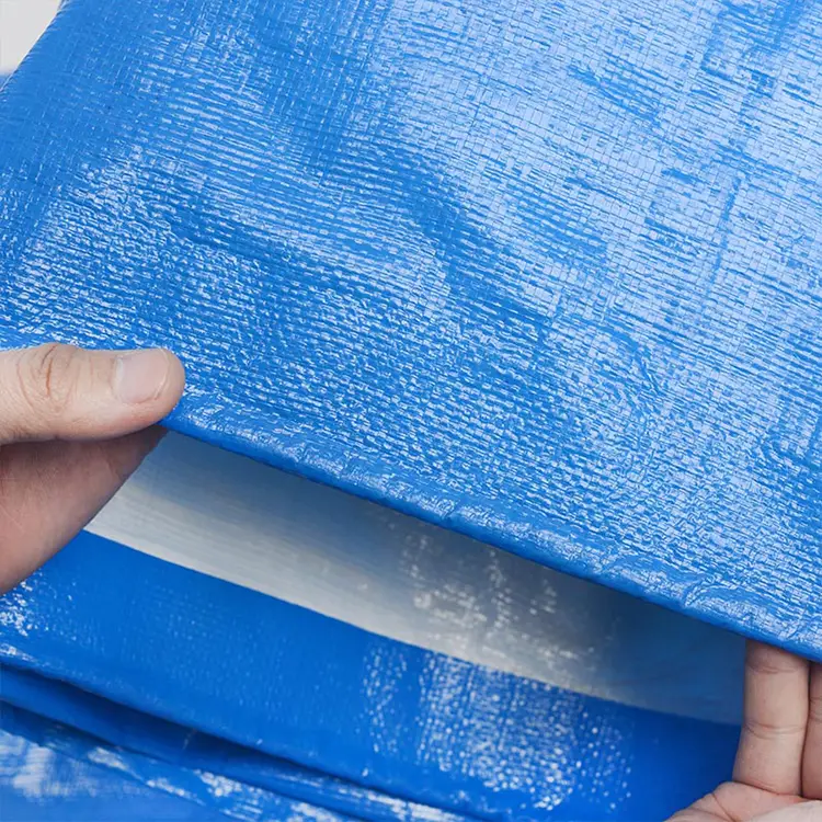 160 கிராம் நீல வெள்ளை பெ டார்பாலின்