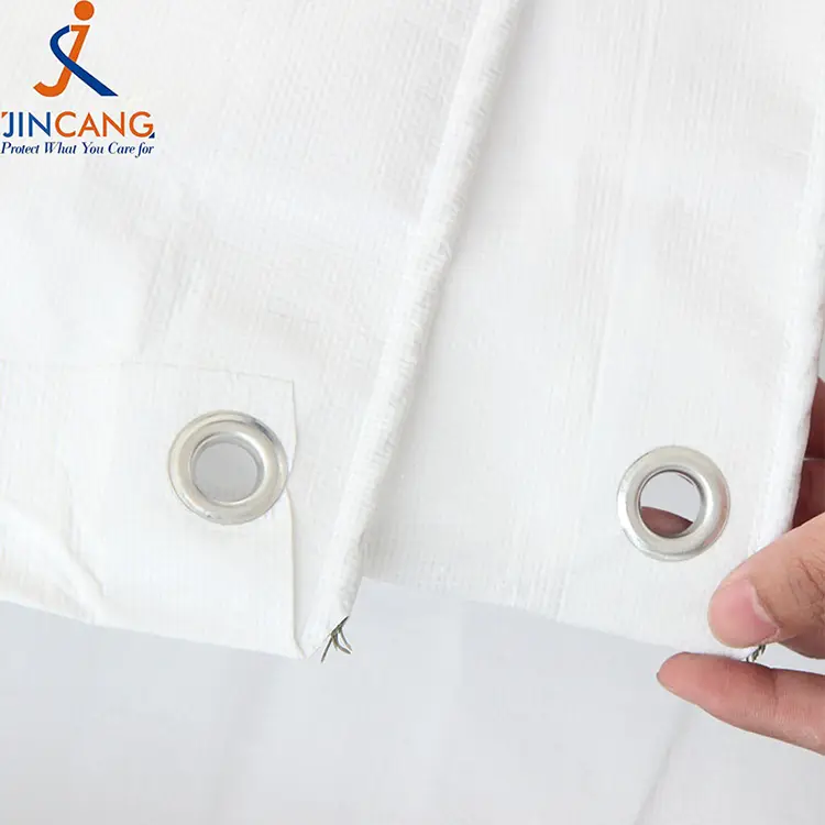 அச்சு பெ டார்பாலினுடன் 180 கிராம் வெள்ளை