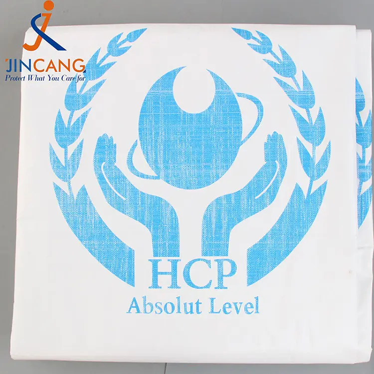 அச்சு பெ டார்பாலினுடன் 180 கிராம் வெள்ளை