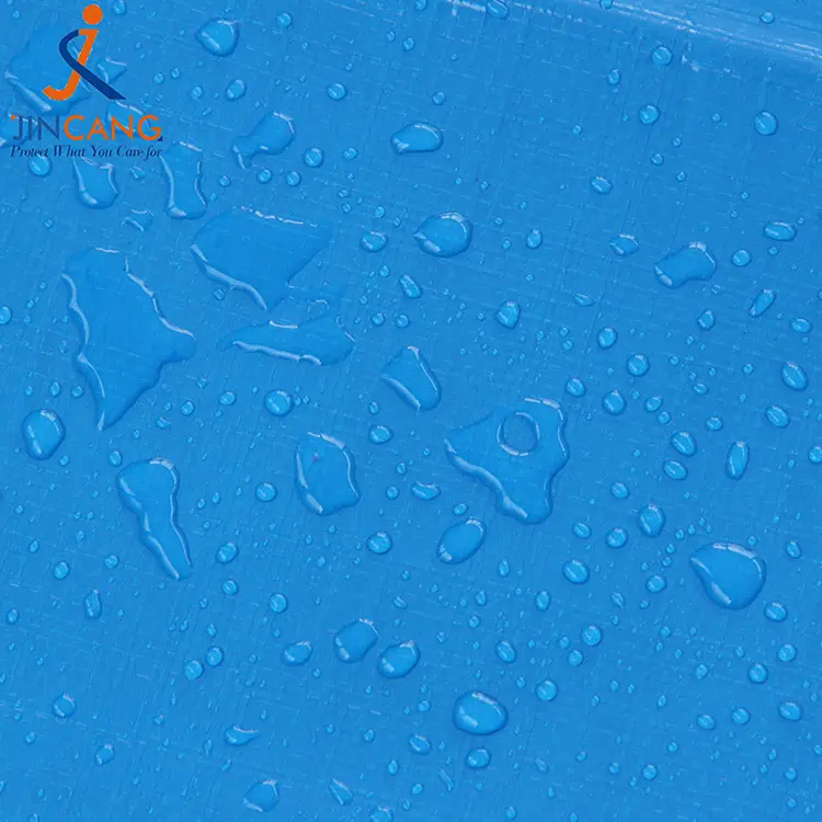 அச்சு பெ டார்பாலினுடன் 220 கிராம் நீல வெள்ளை