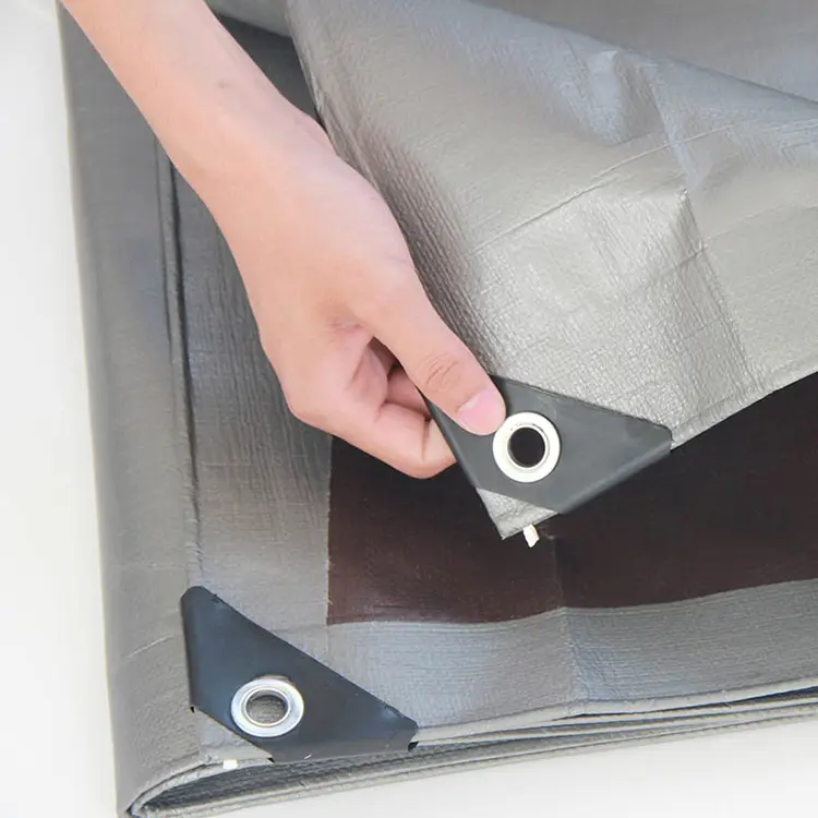 220 கிராம் சில்வர் பிரவுன் பெ டார்பாலின்