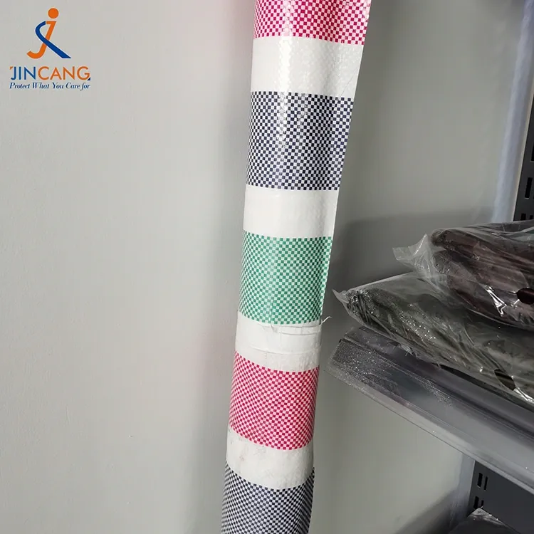 90 GSM ஸ்டிரிப் PE தார்பாலின் ரோல்