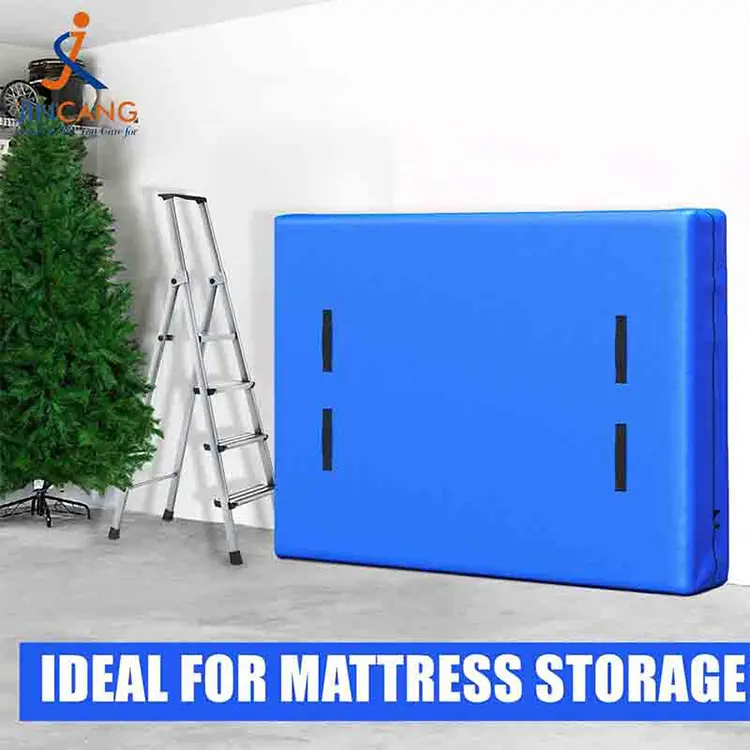 ஜிப்பருடன் ஹெவி-டூட்டி பெ மெத்தை கவர்