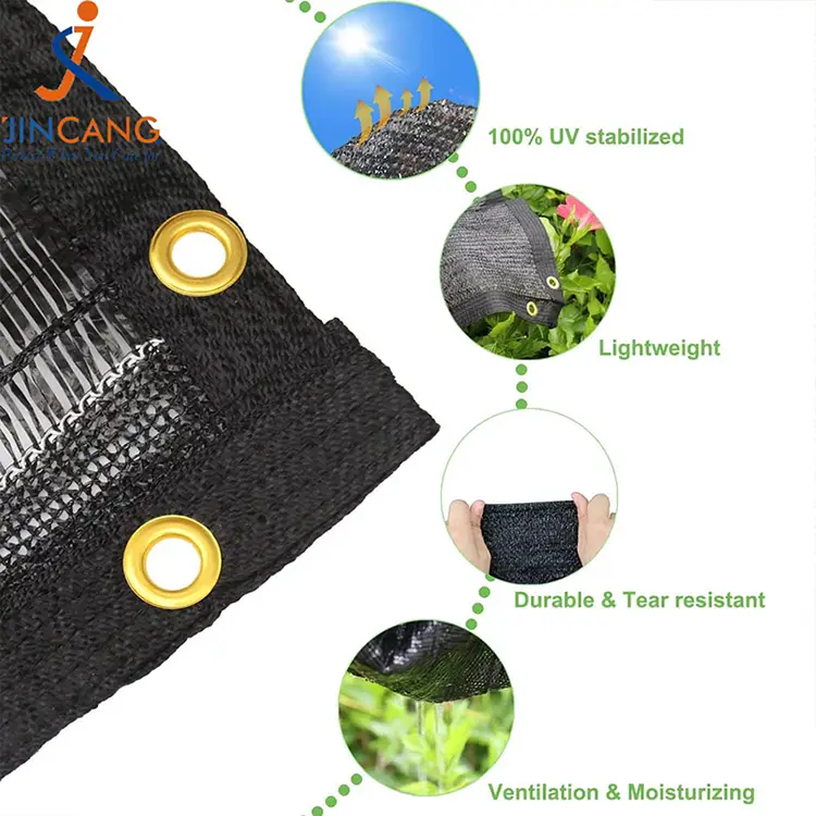 சூரியனைத் தடுக்கிறது மற்றும் வெப்ப நிழல் வலையை குறைக்கிறது