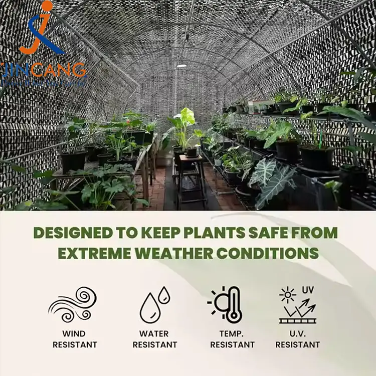 சூரியனைத் தடுக்கிறது மற்றும் வெப்ப நிழல் வலையை குறைக்கிறது