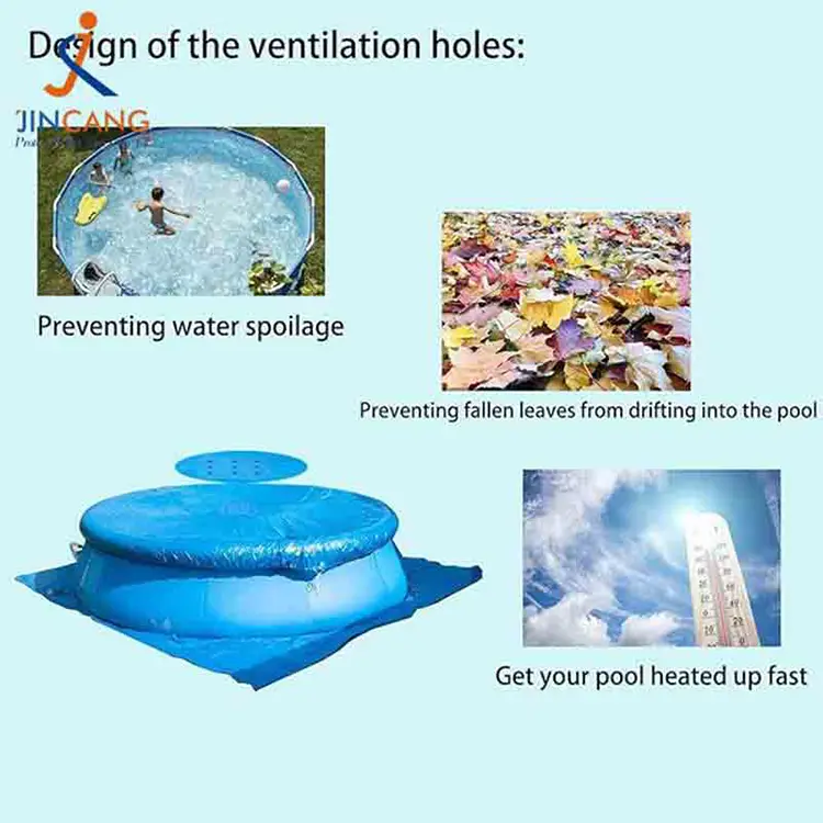 480cm சுற்று நீச்சல் குளம் கவர்